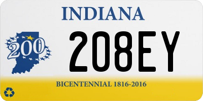 IN license plate 208EY