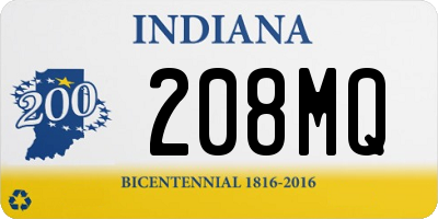 IN license plate 208MQ