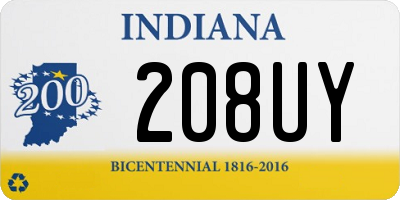 IN license plate 208UY