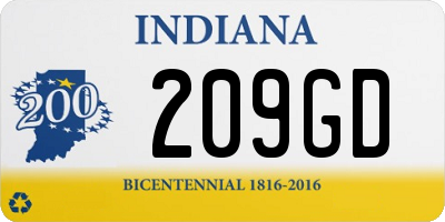 IN license plate 209GD