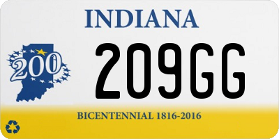 IN license plate 209GG