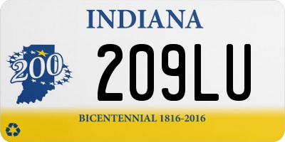 IN license plate 209LU