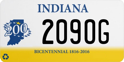 IN license plate 209OG