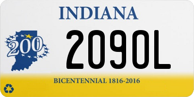 IN license plate 209OL