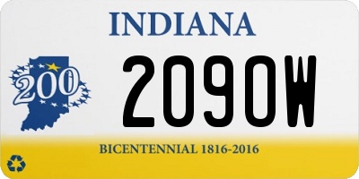 IN license plate 209OW