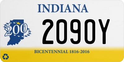 IN license plate 209OY