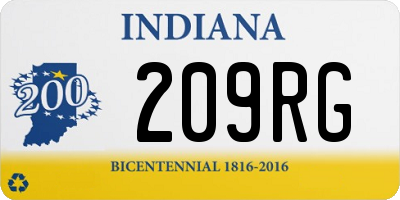 IN license plate 209RG