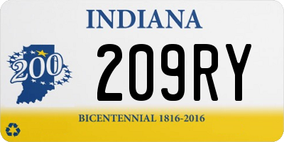 IN license plate 209RY