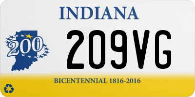IN license plate 209VG