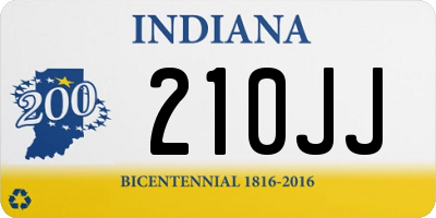 IN license plate 210JJ