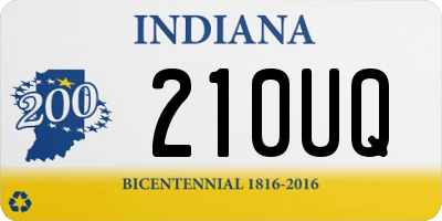 IN license plate 210UQ