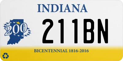 IN license plate 211BN