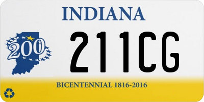 IN license plate 211CG