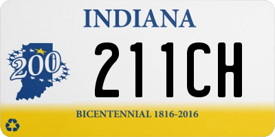 IN license plate 211CH