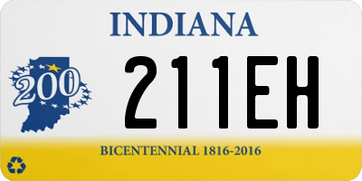 IN license plate 211EH