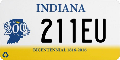 IN license plate 211EU