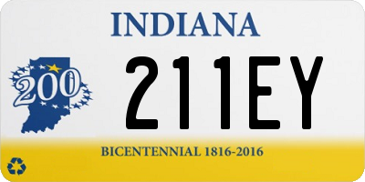 IN license plate 211EY