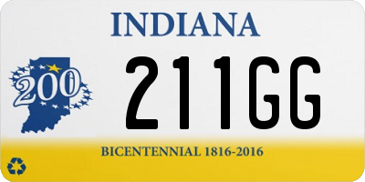 IN license plate 211GG