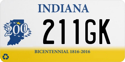 IN license plate 211GK