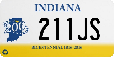 IN license plate 211JS