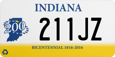 IN license plate 211JZ