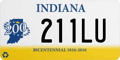 IN license plate 211LU