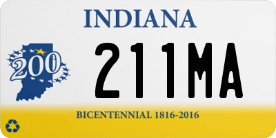 IN license plate 211MA