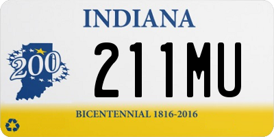 IN license plate 211MU