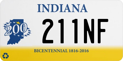 IN license plate 211NF