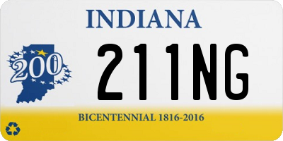 IN license plate 211NG