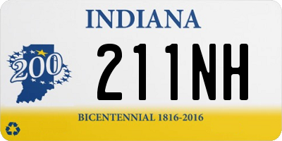 IN license plate 211NH