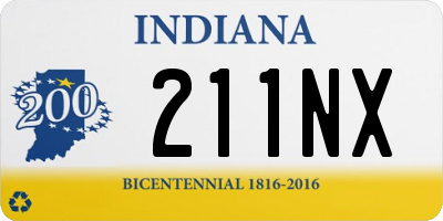 IN license plate 211NX