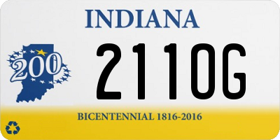 IN license plate 211OG