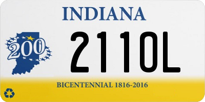 IN license plate 211OL