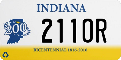 IN license plate 211OR