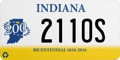 IN license plate 211OS