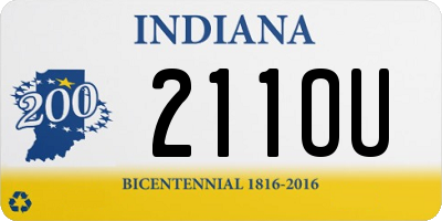 IN license plate 211OU