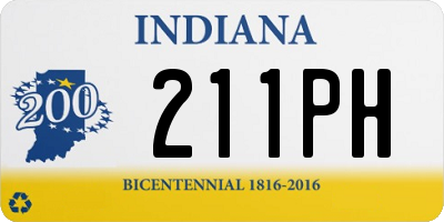 IN license plate 211PH