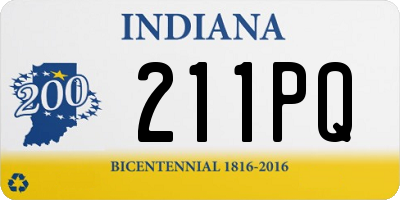 IN license plate 211PQ
