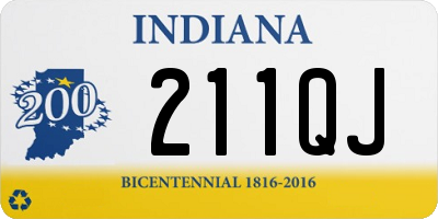 IN license plate 211QJ