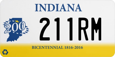 IN license plate 211RM