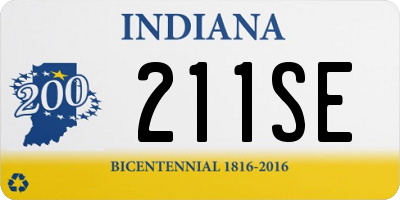 IN license plate 211SE