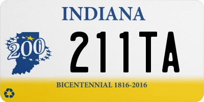 IN license plate 211TA