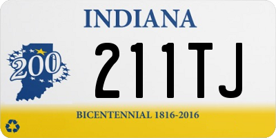 IN license plate 211TJ