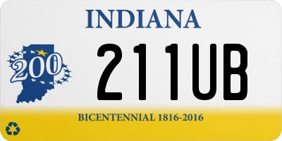 IN license plate 211UB