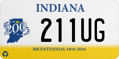 IN license plate 211UG