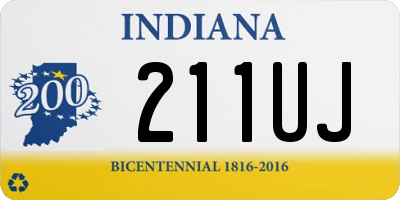 IN license plate 211UJ