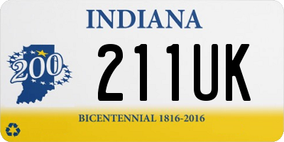 IN license plate 211UK