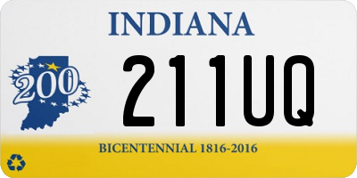 IN license plate 211UQ