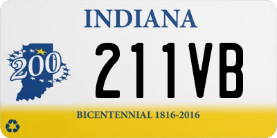 IN license plate 211VB